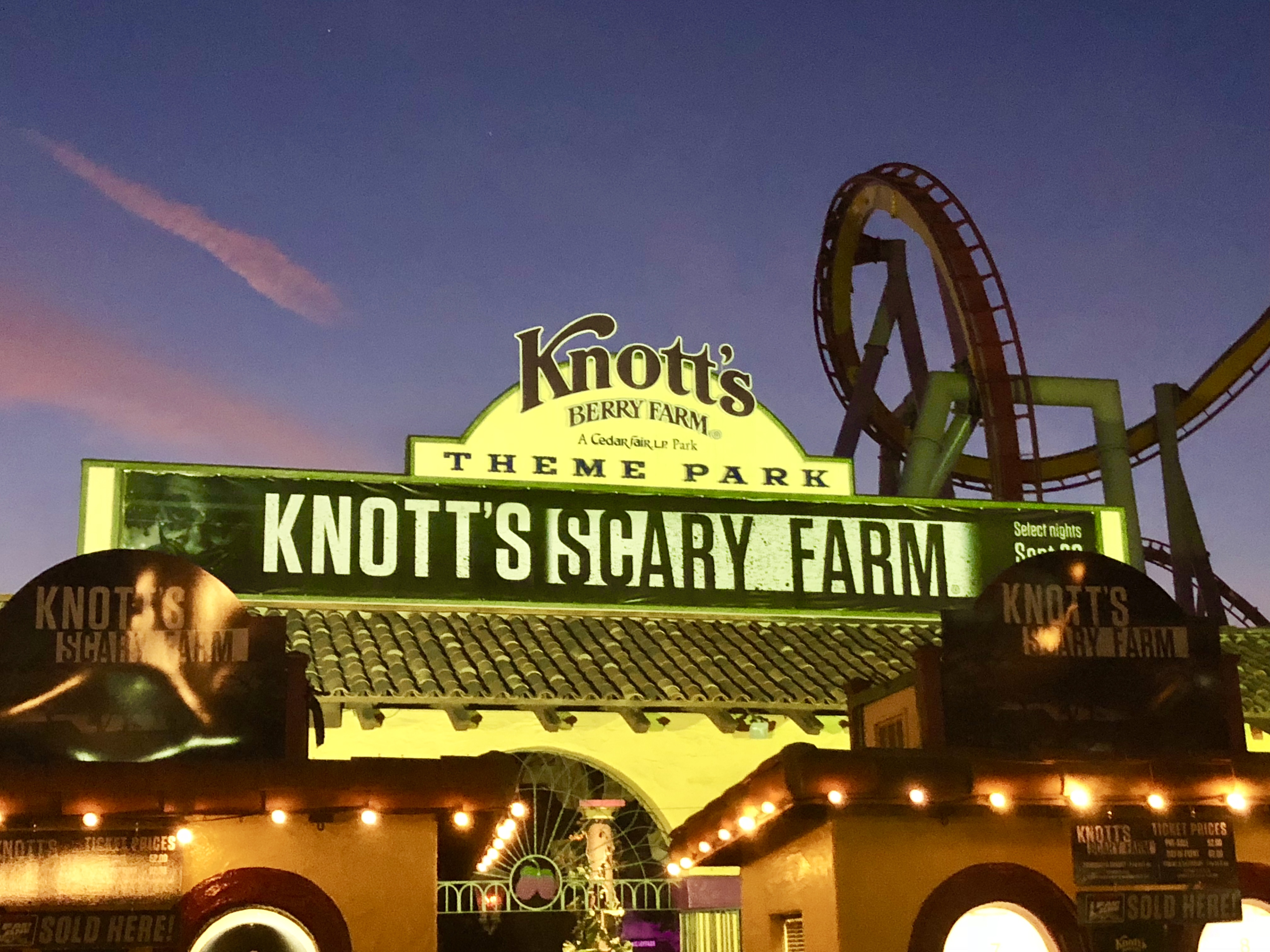 Knott’s Scary Farm open time
