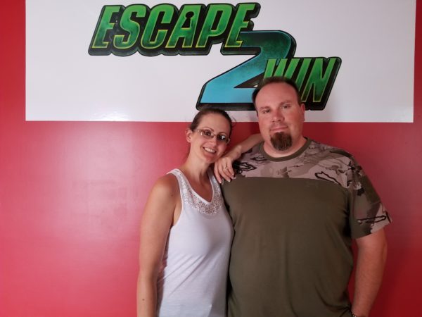 Maegen and Michael at Escape2Win in Virginia Beach