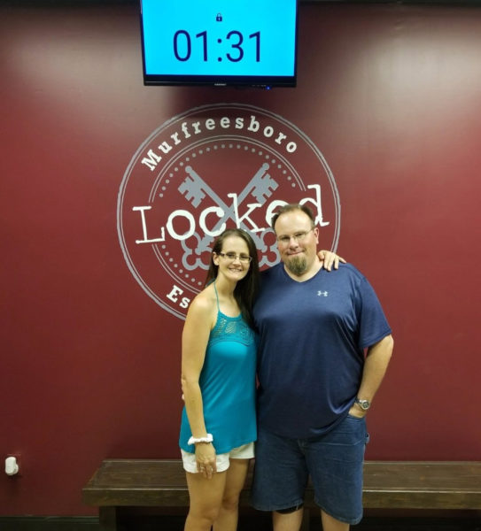 Maegen and Michael at Locked Escape Games in Murfreesboro