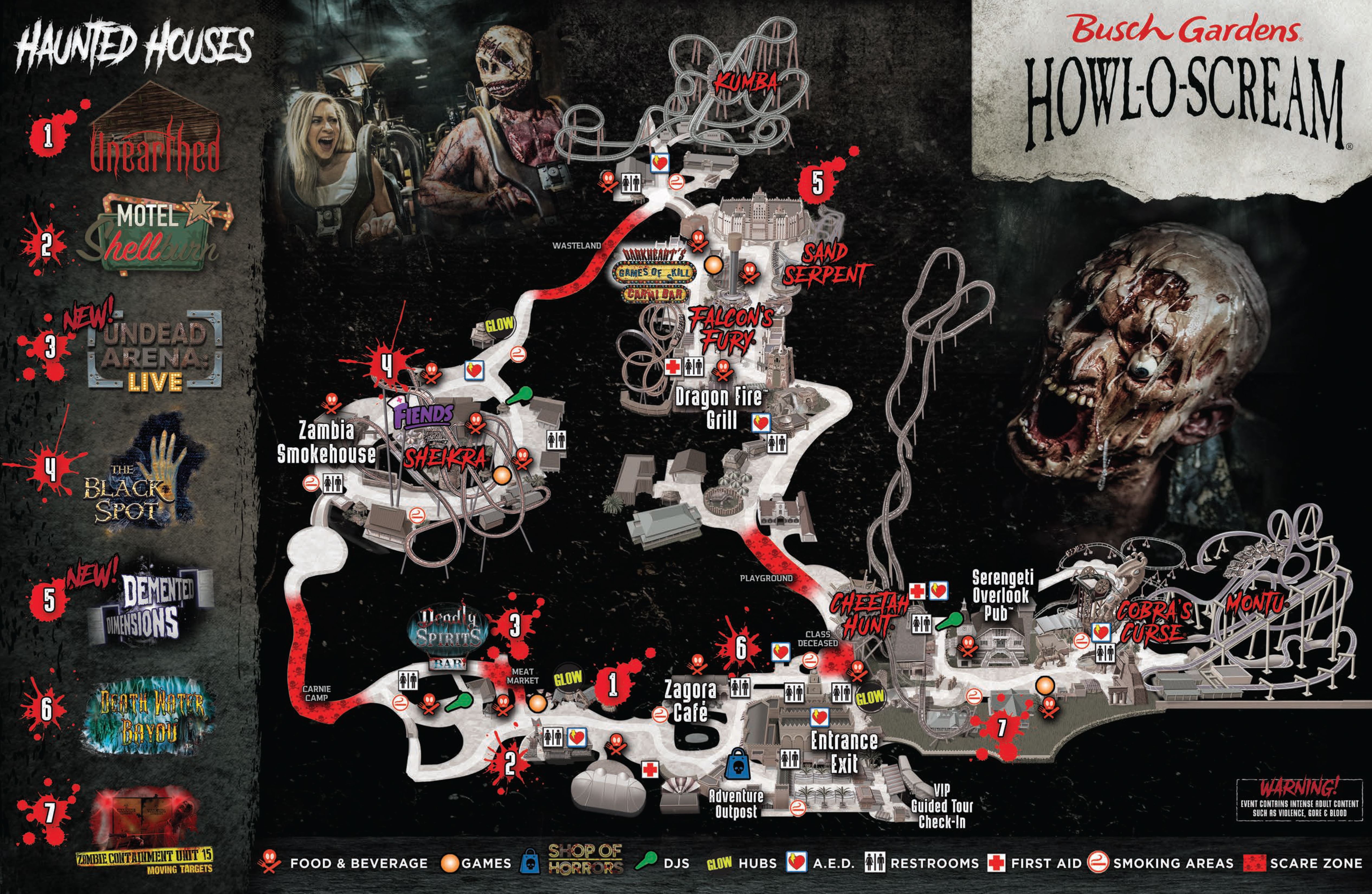 Busch Gardens Tampa Howl O Scream Review Fasci Garden